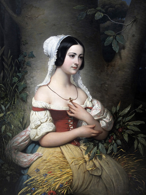 Joseph Désiré Court (1797-1865), la Glaneuse, 1841.