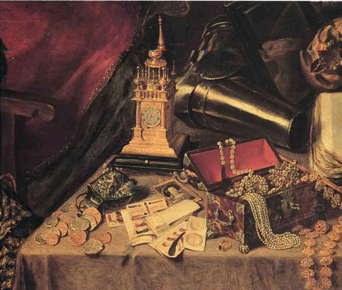 Antonio Pereda El sueño del caballero (Detalle). 1655