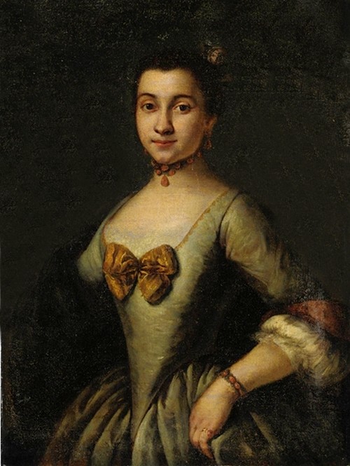 Pietro Longhi, portrait de jeune femme, vers 1740.