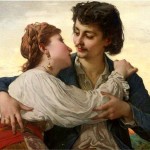 Adélaïde Salles-Wagner (1825-1890), couple d'amoureux.