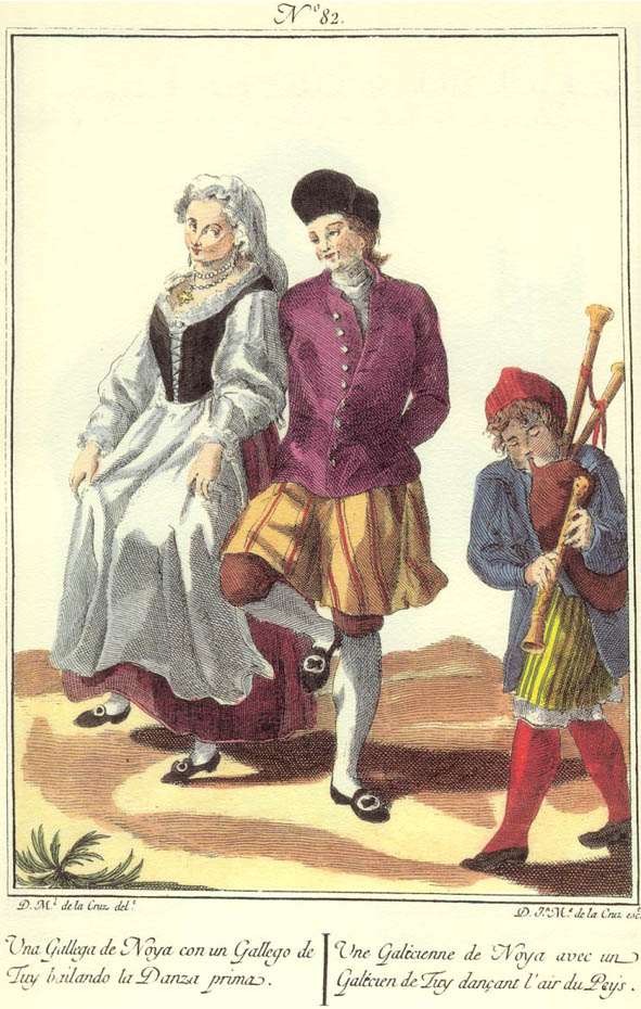 Costumes de Galice au XVIIIe s. 