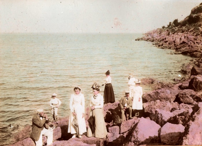 autochrome, Leucate, Aude-Pyrénées-Orientales.