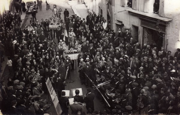 Ille sur Tet, procession du 21 avril 1935.