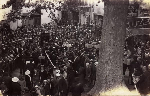 Ille sur Tet procession du 21 avril 1935.