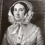 Photographie ancienne d'un portrait de femme au pastel, Perpignan, vers 1840.