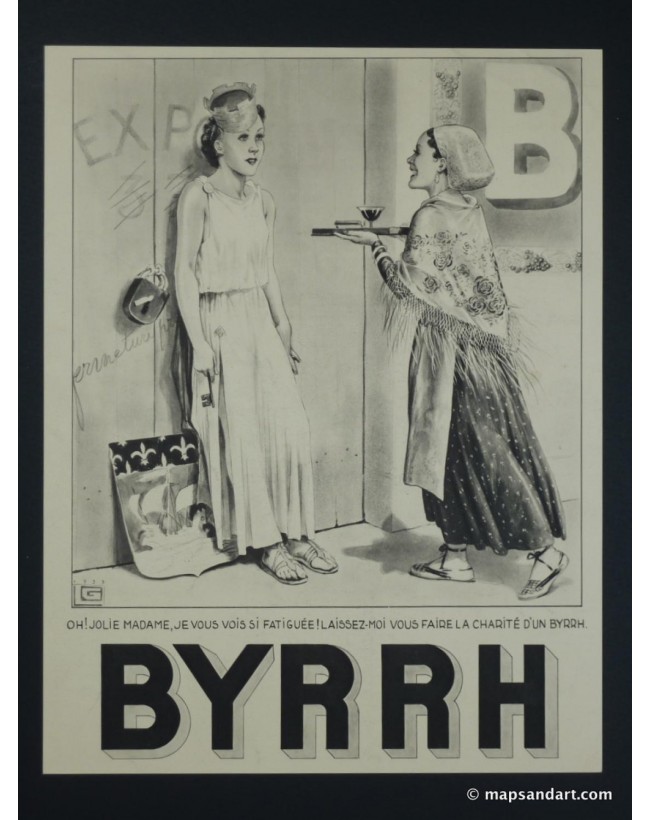 Publicité 1920 de la marque Byrrh