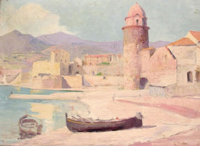 Collioure par Louis DELFAU. 