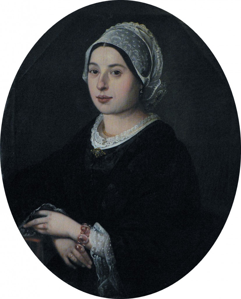 Portrait de Marie Jobe par Urbain Viguier, 1860.