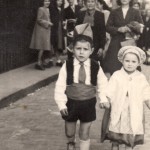 Petits Catalans lors du carnaval de Perpignan, années 1950.