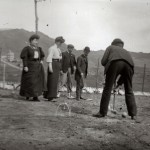 Partie de criquet à ¨Port-Vendres.