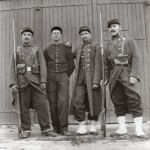 Soldats, Perpignan, 1900.