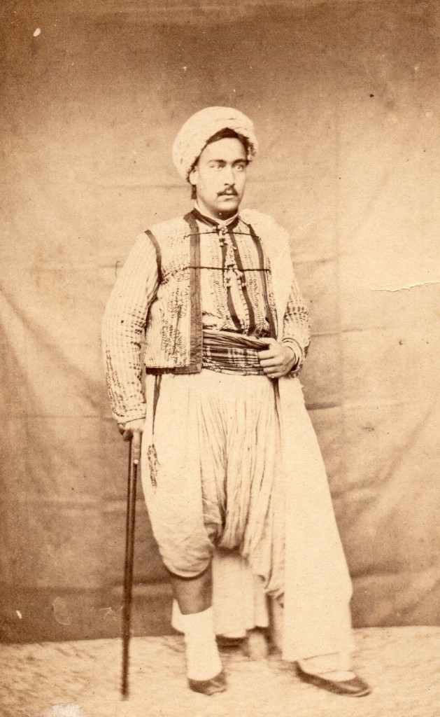 Portrait d'oriental, vers 1860.