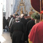 Procession des reliquaires et de la cadireta de la Vierge.