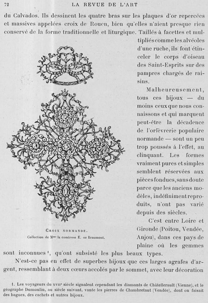 Clouzot, Henri. «Les bijoux populaires français». Revue de l'Art ancien et moderne, XXI,