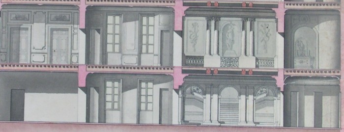hotel d'Oms, detail de l'intérieur. hotel d'Oms, detail de l'intérieur.