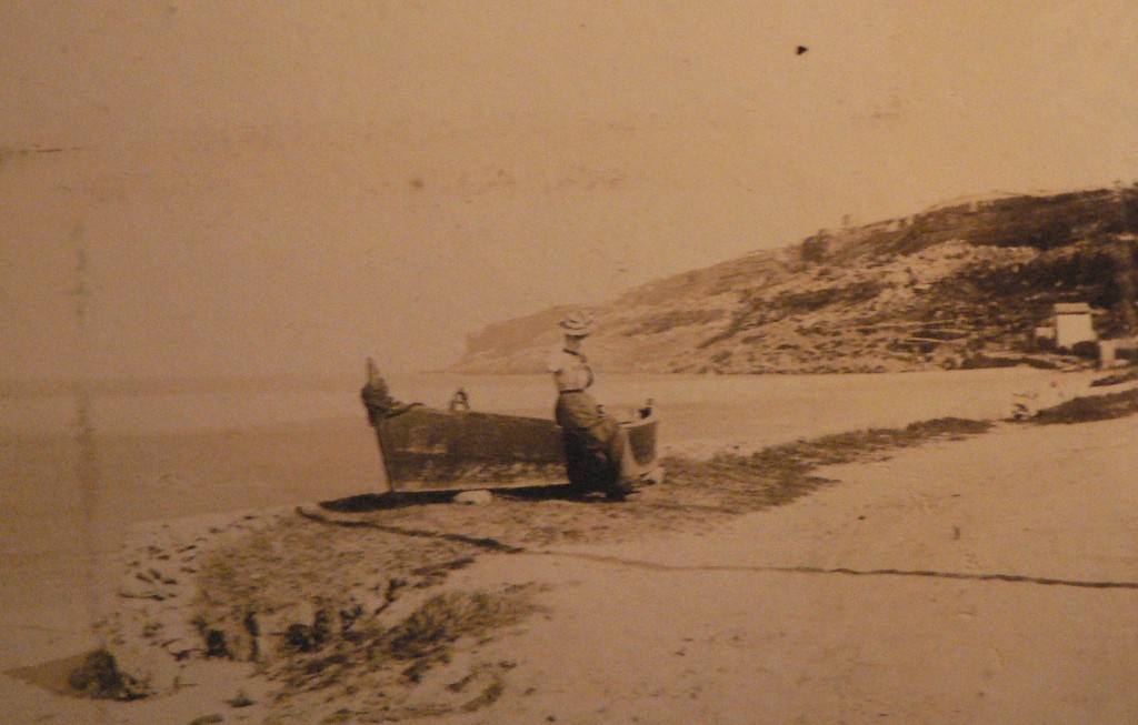 Plage d'Argelès, vers 1895.