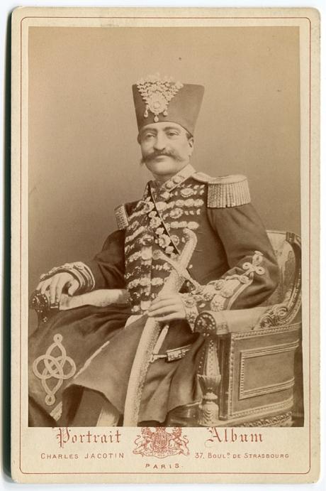 le Shah d'Iran en 1873.