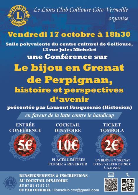 Collioure conférence Grenat