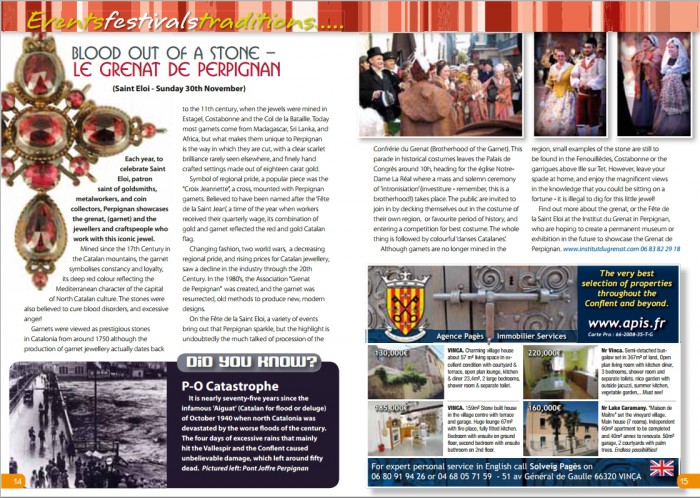 la Saint Eloi dans le journal anglophone la Saint Eloi dans le journal anglophone