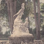 La fontaine munumentale du square de Perpignan.