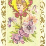 Bijoux et cartes postales Art nouveau