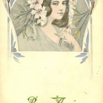 Bijoux et cartes postales Art nouveau