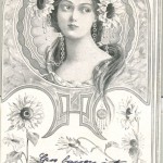 Bijoux et cartes postales Art nouveau