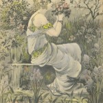 Bijoux et cartes postales Art nouveau