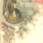 Bijoux et cartes postales Art nouveau