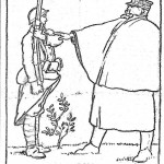 dessin de Gustave VIOLET paru dans LE CRI CATALAN octobre 1916