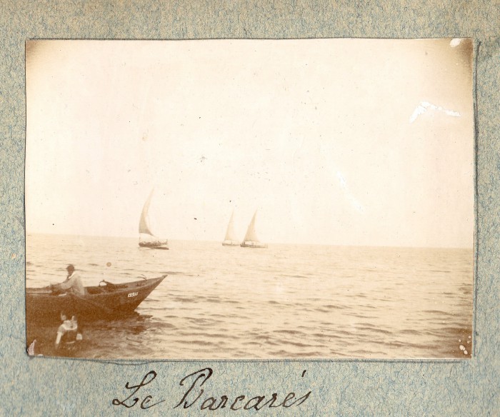 Le Barcarès, la plage en 1904. Le Barcarès, la plage en 1904.