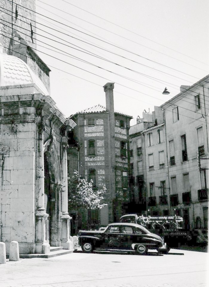 La maison presbytèrale dans les années 1950.