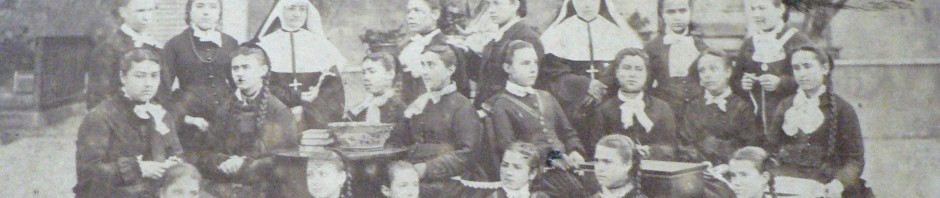 Couvent d'enseignantes, Perpignan, vers 1860.
