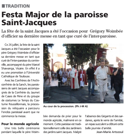 La Croix du Midi, 7 août 2015.