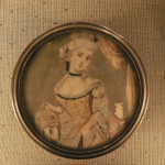 Miniature, portrait de femme, XVIIIe s.