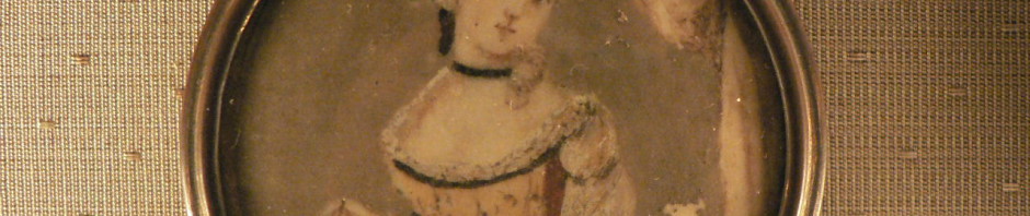 Miniature, portrait de femme, XVIIIe s.