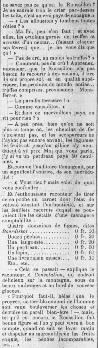 Le Roussillon 1896 description du Roussillon pays de cocagne 29 05 ab