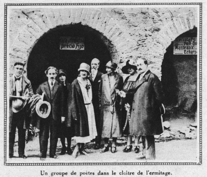 Groupe de poètes roussillonnais à Font-Romeu