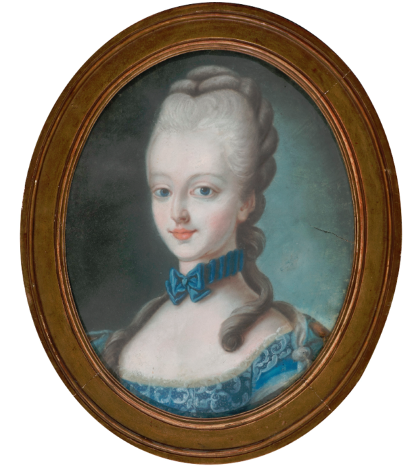 Portrait probable de Rose d Ortaffa née en 1770. 