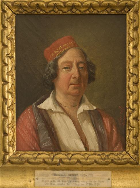 Portrait d'Hippolyte Marie Guillaume de Rosnyvinen (1778-1850) général et comte d'Empire Lauret Emmanuel 