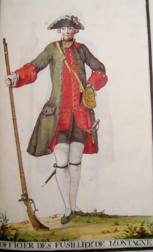 Fusilier de montagne Roussillon) Officier