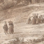 Groupe de paysannes roussillonnaises, Lluis Rigalt, vers 1850.